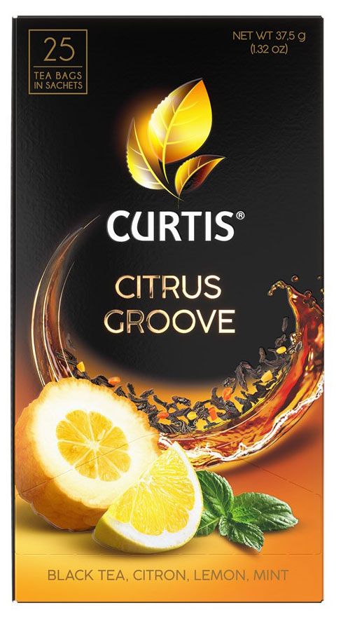 

Чай черный Curtis Citrus Groove 25х1.5 г