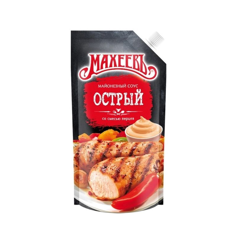

Соус майонезный Махеевъ Острый со смесью перцев 200 г