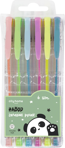 

Ручки гелевые Dreamfox P, цветные, 6 шт