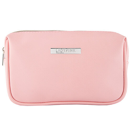 Косметичка must have прямоугольная Lady Pink Basic, розовая