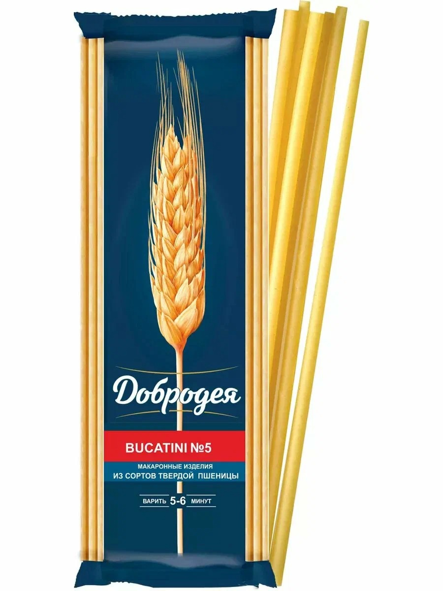 

Макаронные изделия Добродея Bucatini 5 букатини 500 г