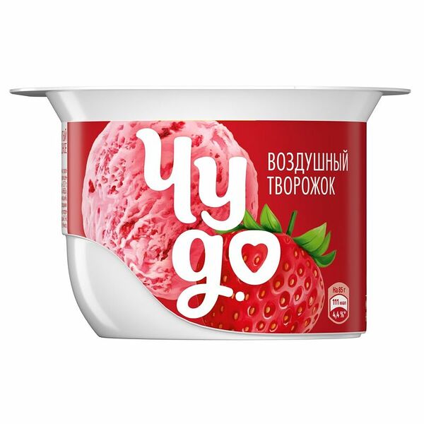 Творог взбитый Чудо Ягодное мороженое 5.8% 85 г
