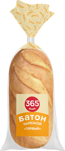 

Батон 365 дней Нарезной 1-го сорта целый 300 г