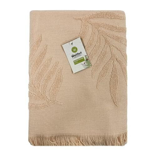 Полотенце махровое Wellfort листья Fern 100 х 140 см 