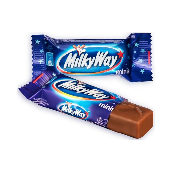 Конфеты MILKY WAY покрыт.шок. minis bulk вес  MARS РОССИЯ