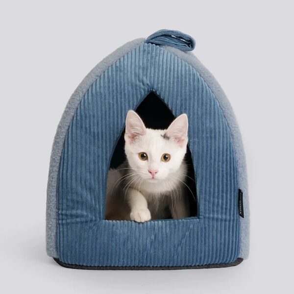 Дом Вельвет 33х33, синий