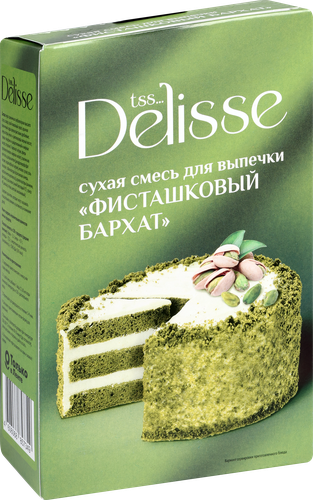 

Смесь для выпечки Delisse Фисташковый бархат 350 г