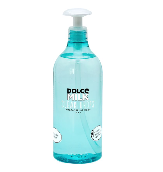 Мицеллярная вода Dolce Milk Clear Drops 3 в 1 750 мл