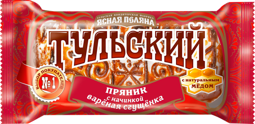 

Пряник тульский Ясная Поляна вареная сгущенка 130 г