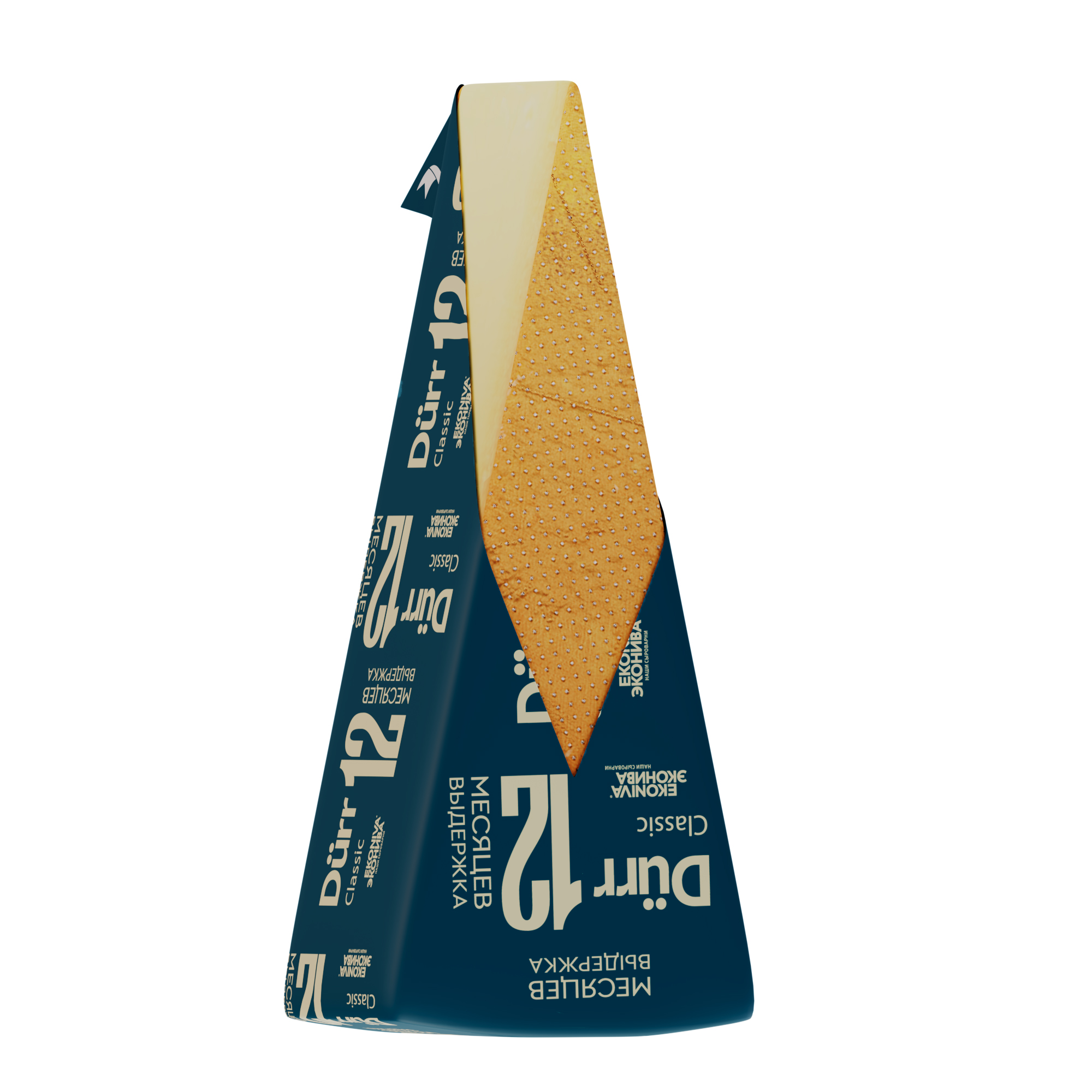 

Сыр твердый ЭкоНива Dürr Classic 50% 12 месяцев выдержки, вес