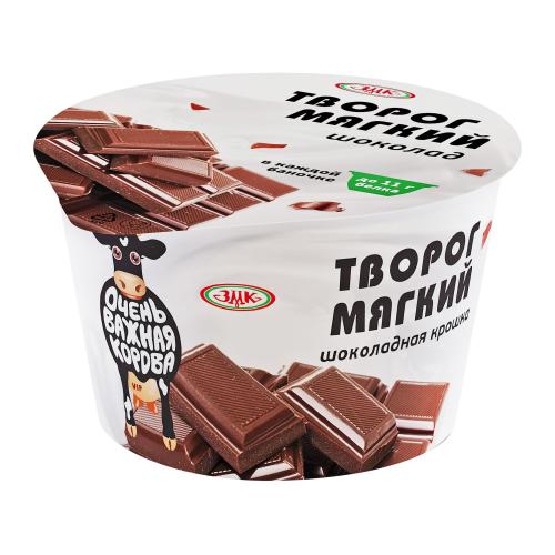 

Творог Очень Важная Корова мягкий шоколадная крошка 4.2% 150 г