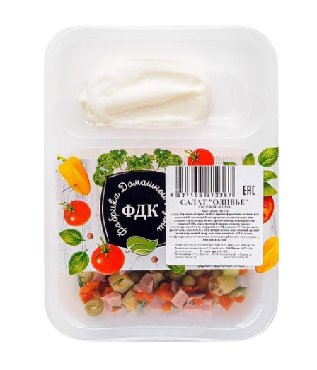 

Салат Фабрика домашней кухни Оливье 150 г
