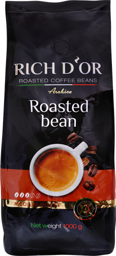 

Кофе зерновой Rich D'or средняя обжарка натуральный 1 кг