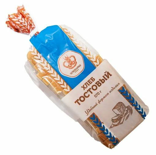 Хлеб пшеничный Хлебнаш тостовый в нарезке 570 г