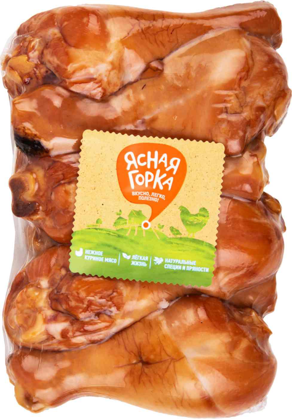 

Голень цыпленка-бройлера Ясная горка варено-копченая вес