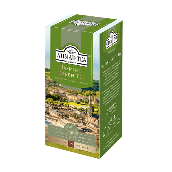Чай Ahmad Tea зеленый с жасмином 25 пакетиков