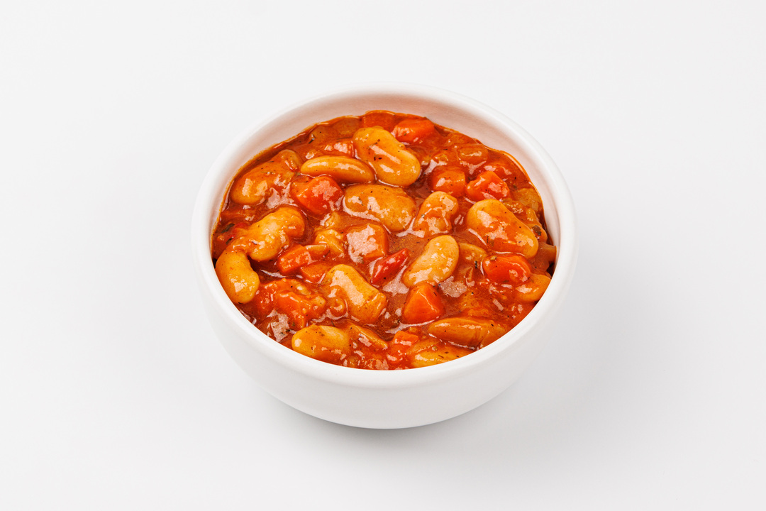 

Фасоль ВкусВилл с овощами без добавления сахара 530 г