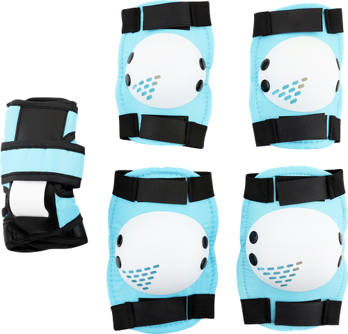 Набор защиты детский р.M, налокотники, наколенники, защита запястий, Арт. pyramid M