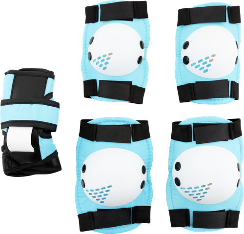 

Набор защиты детский р.M, налокотники, наколенники, защита запястий, Арт. pyramid M