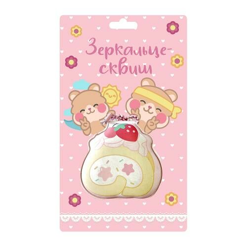 Зеркальце сквиш Уникс дизайн в ассортименте