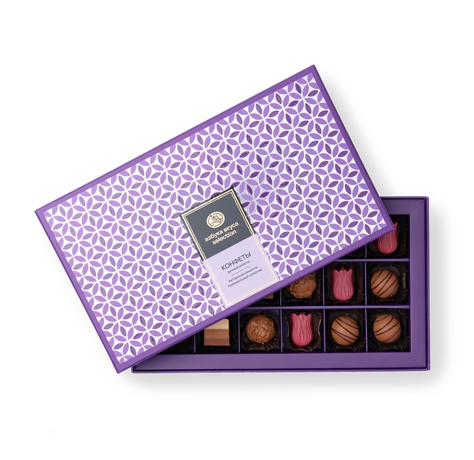 

Коллекция шоколадных конфет Азбука вкуса Selection С 8 марта 240 г