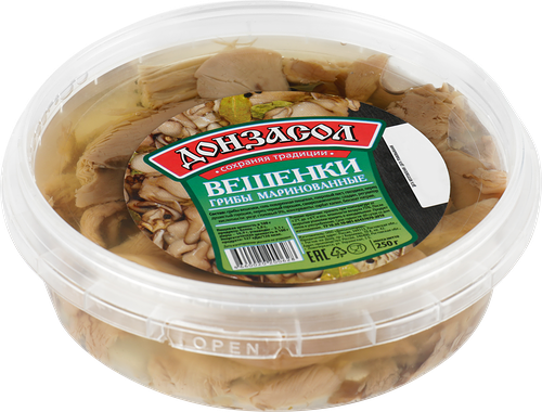 Вешенки маринованные Донзасол 250 г