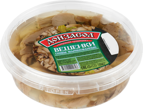

Вешенки маринованные Донзасол 250 г