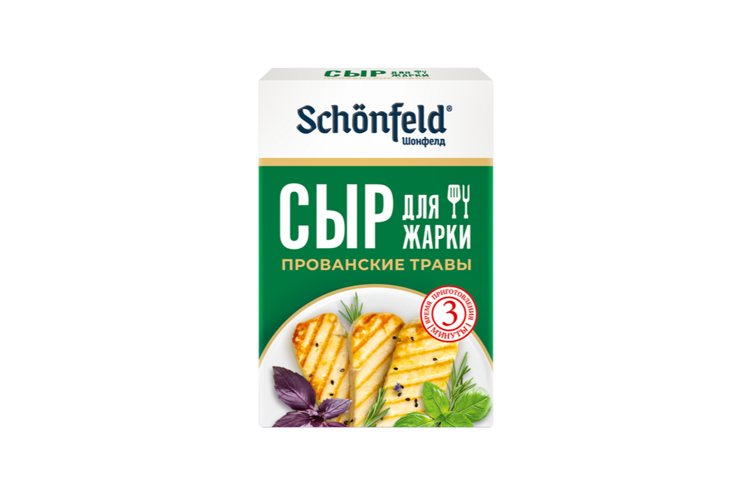 

Сыр Schonfeld Халлуми для жарки прованские травы 45% 100 г