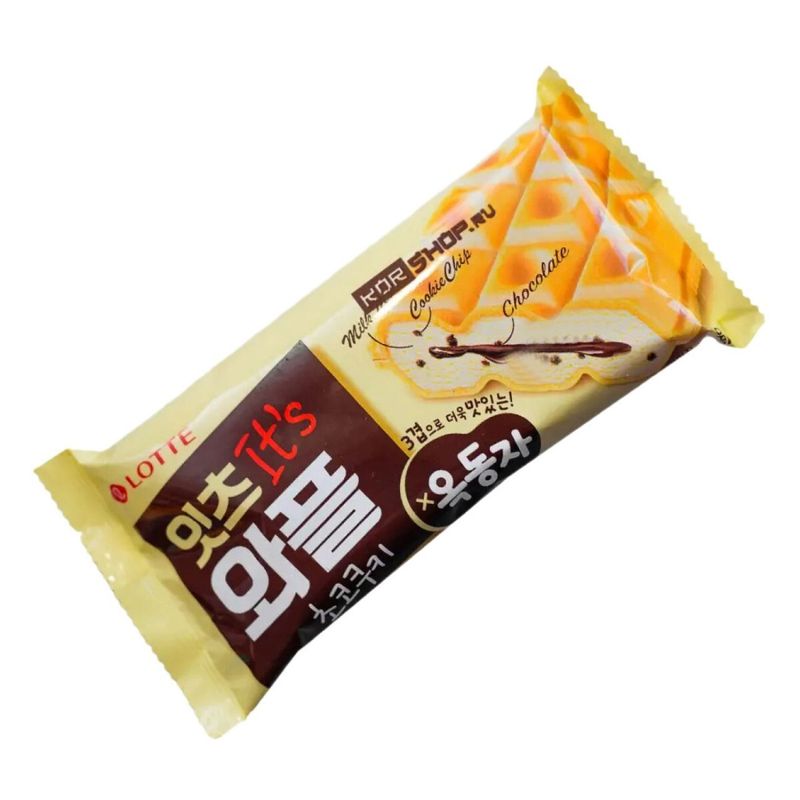 

Мороженое Lotte Ракушка с шоколадом сэндвич БЗМЖ 140 мл