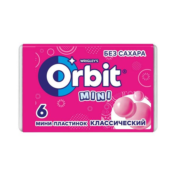 Жевательная резинка ORBIT для детей классический вес 10,2г Wrigley РОССИЯ