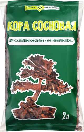 Кора сосновая Долина плодородия 2 л