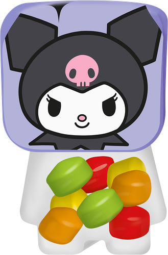 Драже Kuromi My melody со вкусом фруктового ассорти 7 г 1 шт дизайн в ассортименте