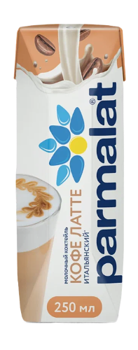 Коктейль молочный Parmalat Кофе Латте 2,3, без змж, 250 мл