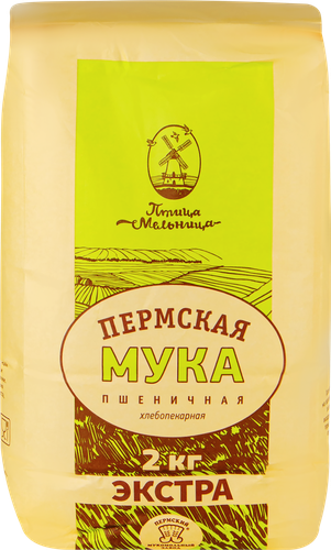 

Мука пшеничная ПТИЦА-МЕЛЬНИЦА хлебопекарная экстра