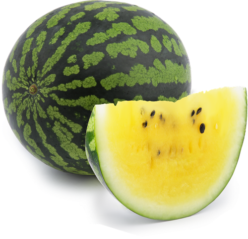 

Арбуз с жёлтой мякотью вес