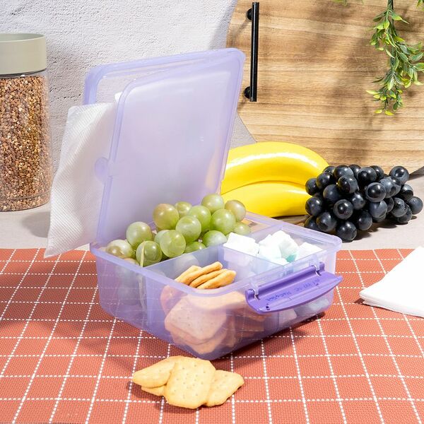 Ланч-бокс 4-секционный, в ассортименте