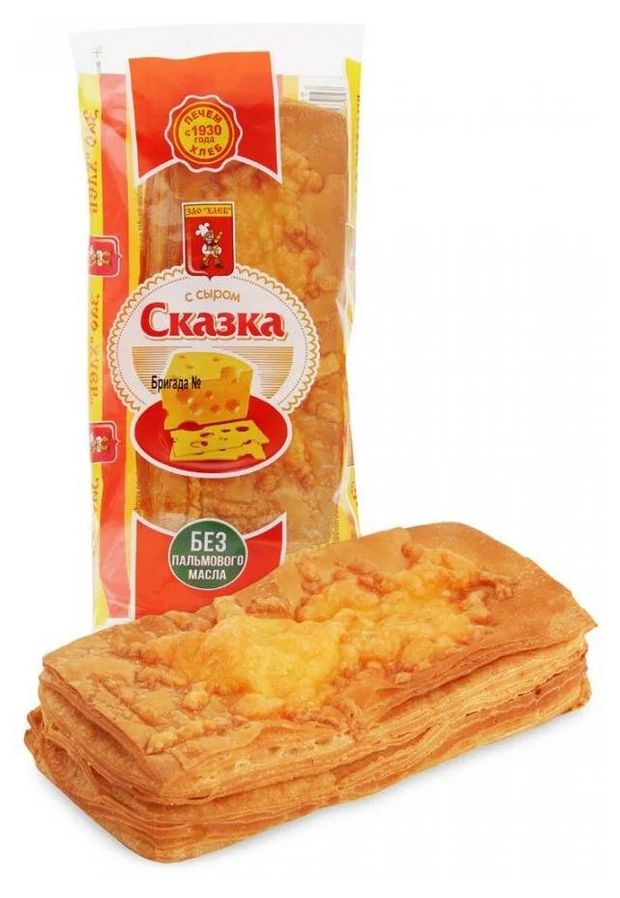 

Слойка Сказка ЗАО Хлеб с сыром 70 г