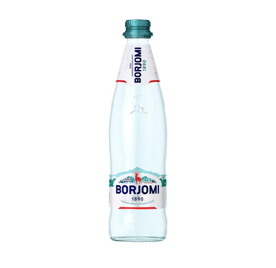 

Вода минеральная Borjomi лечебно-столовая газированная стекло 500 мл