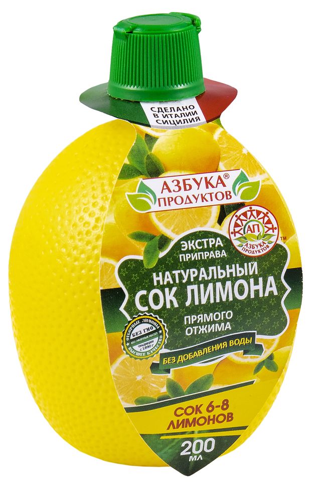 

Сок лимона Азбука Продуктов 200 мл