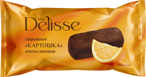 

Пирожное Delisse Картошка апельсиновая 70 г