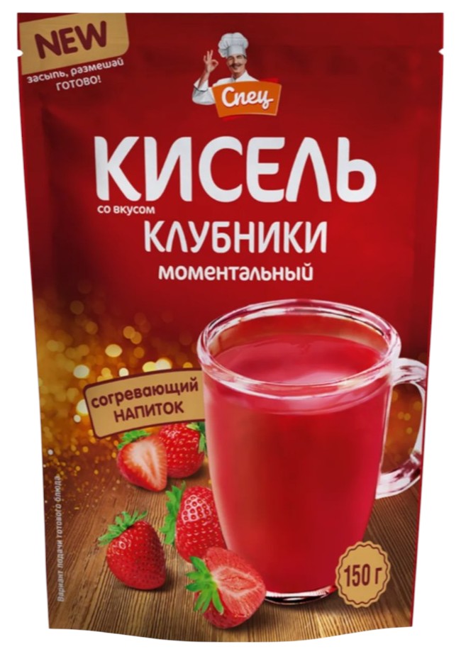 

Кисель Спец со вкусом клубники 150 г