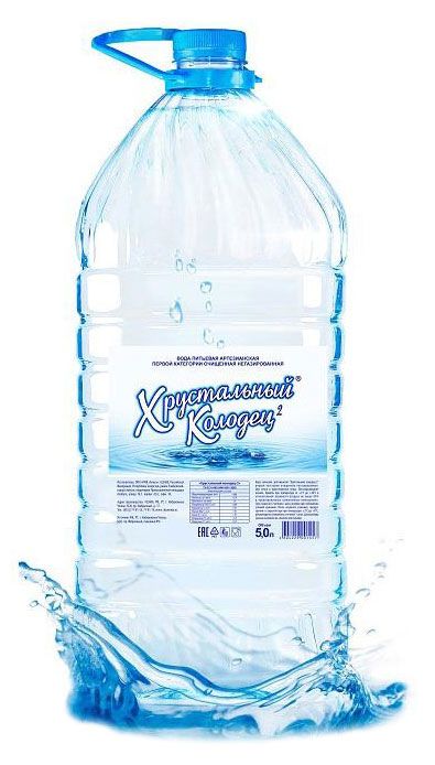 

Вода минеральная Хрустальный колодец негазированная столовая 5 л