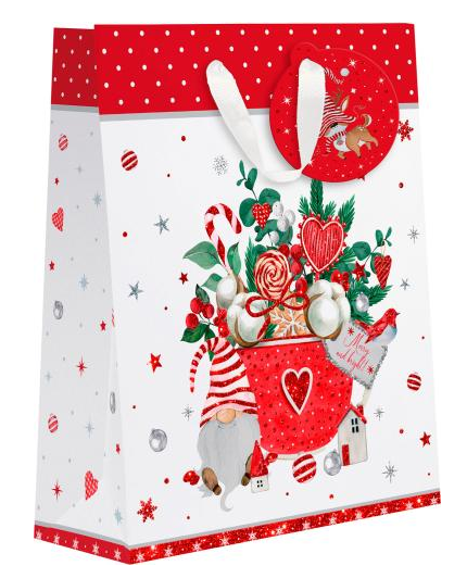 

Пакет подарочный Сканди премиум 31.5x25.5x11 см Арт. LVA дизайн в ассортименте