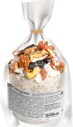 

Кулич Миндаль творожный 400 г