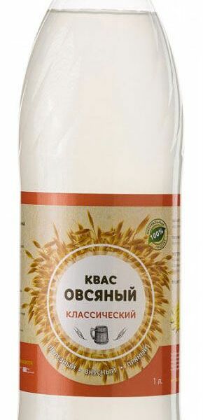 Квас Солнечная планета овсяный Классический, 1л