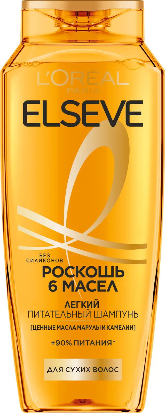

Питательный шампунь L'Oreal Paris Elseve с маслами марулы и камелии Роскошь 6 масел для сухих волос 400 мл