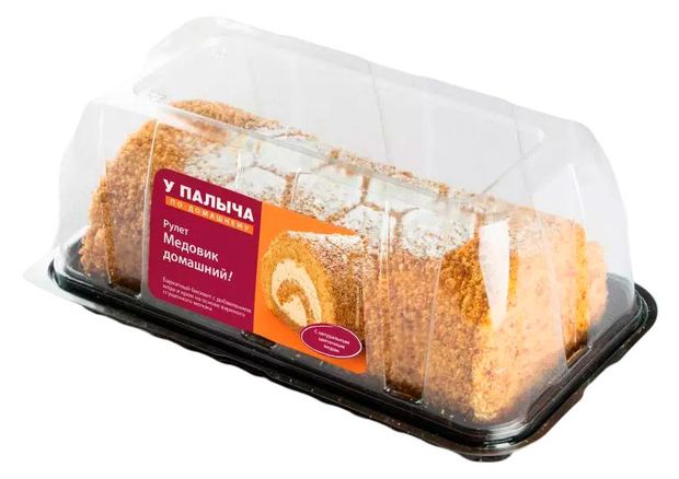 

Рулет бисквитный У Палыча Медовик домашний 500 г