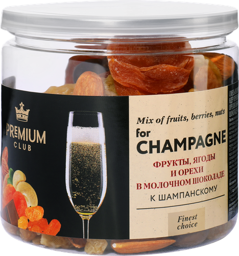 

Смесь фруктово-ореховая PREMIUM CLUB К шампанскому, 200г
