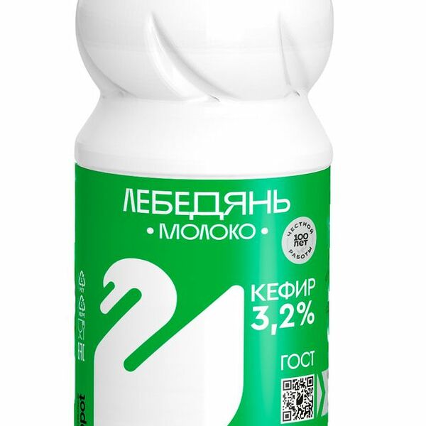 Кефир Лебедяньмолоко 3.2% 900 г