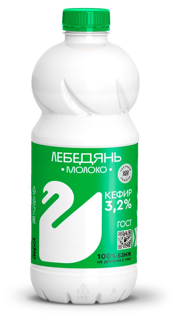 

Кефир Лебедяньмолоко 3.2% 900 г